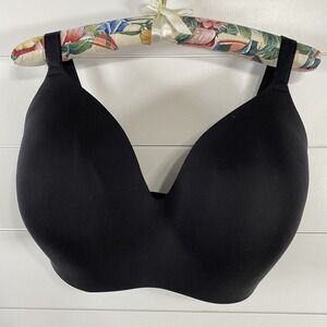 Knix‎ Womens Wingwoman Contour Wireless Bra 6+ Black Comfort Support Adjustable